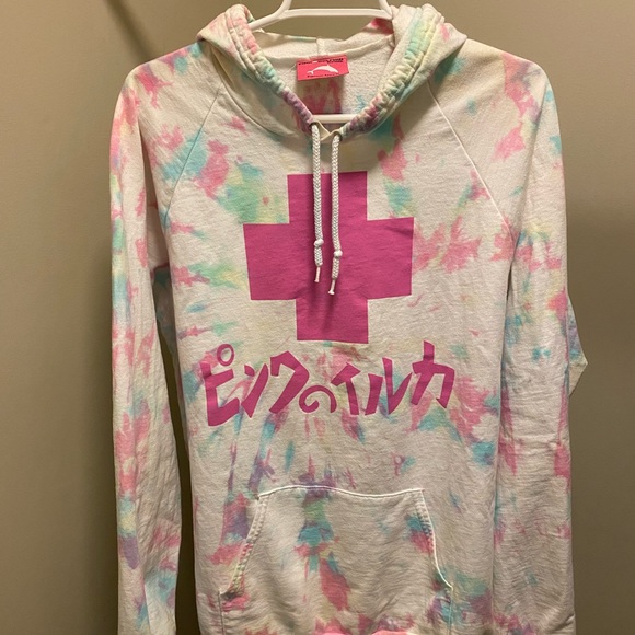 Pink Dolphin Hoodie ( RARE ) - Picture 1 of 10
